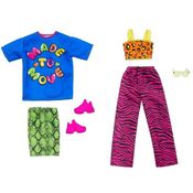 Barbie Roupas e Acessórios Conjunto Vibrantes HJT36 Mattel