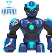 Robô Programável Inteligente STEMTRON com Controle Remoto e Detecção de Gestos para Crianças Acima de 3 Anos, Azul