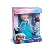 Boneca Elsa Frozen 24cm Com Falas - Elka