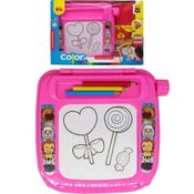 Color Tablet Rosa Mesinha Pintura Lápis de Cor - BS Toys