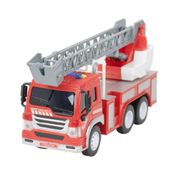 Caminhão Dos Bombeiros Com Escada Fricção - BBR Toys R345