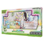 Box Pokémon Coleção Paldea Miraidon Ex 40 Cartas Sprigatito