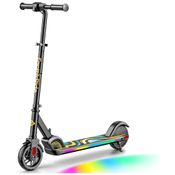 Patinete Elétrico Infantil com Luzes Coloridas, Velocidade até 16 km/h, Tela LED e Altura Ajustável para Crianças de 8 a...