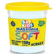 Massa de Modelar SOFT - BRANCO NEVE - 150g - ACRILEX