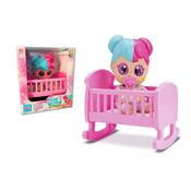 Boneca Little Dolls Bercinho Glitter - Divertoys