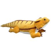 Iguana Lagarto Pelúcia Laranja Comprimento  44 Cm