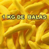 Balas Fini Bananas Plátanos Gelatinas Pacotão de 1KG