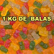 Balas Fini Sweets Ursinhos Brilho Gelatinas Pacotão de 1KG