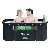 Banheira Dobrável Retangular com Acessorios Smile VG Plus
