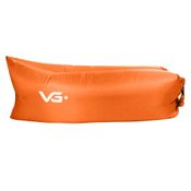 Sofá de Ar Hug Bag Inflável Camping Laranja VG Plus