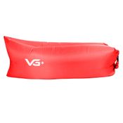 Sofá Puff Air Bag Inflável para Camping Vermelho VG Plus