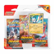 Jogo de Cartas - Pokémon Blister Triplo - Fagulhas Impetuosas - Pachirisu - Copag