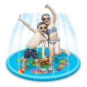 PISCINA INFANTIL INFLAVEL TAPETE CHAFARIZ BRINQUEDO AGUA PULVERIZADOR ALMOFADA REFRESCANTE CRIANÇA BEBE