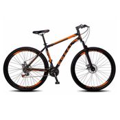 Bicicleta Athena Aro 29 Em Aço Com 21 Marchas Colli Preto/laranja