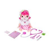 Baby Moranguinho Faz Xixi Com Acessórios Mimo Toys 4006