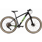 Bicicleta Aro 29 Ksw Xlt 12v Garfo Com Trava 11-50 Preto-verde 19