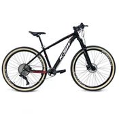 Bicicleta Aro 29 Ksw Xlt 12v Garfo Com Trava 11-50 Preto-vermelho-branco 17