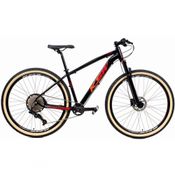 Bicicleta Aro 29 Ksw Xlt 12v Garfo Com Trava 11-50 Preto-vermelho-laranja 21