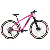 Bicicleta Aro 29 Ksw Xlt 12v Garfo Com Trava 11-50 Rosa 15