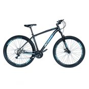 Bicicleta Aro 29 Ksw Xlt 24v Freio A Disco Suspensão Mountain Bike Alumínio Preto-azul 15