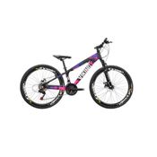 Bicicleta Viking Aro 26 Câmbio Importado 21v Vmaxx Preto Rosa