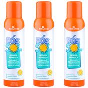 3 PÓS SOL INFANTIL REFRESCANTE - 150ML - BABYDEAS