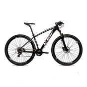 Bicicleta Aro 29 Ksw Alum 27 Vel Freio Disco Hidráulico - Preto-prata - 21 Preto-prata