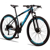 Bicicleta 29 Raider Z3X Pro 27V Câmbio Traseiro Preto+Azul