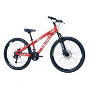 Bicicleta Vikingx Freeride Aro 26 Câmbios Shimanos Vermelho