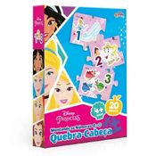 Quebra-Cabeça Montando Os Números 1 ao 20 Disney Princesas