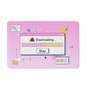Tapete de Tecido Multiuso 60x40cm - Download Pink Cute