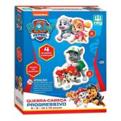 Brinquedo Quebra Cabeça Patrulha Canina Progressivo Nig