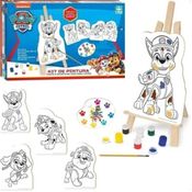 Brinquedo Kit Pintura Patrulha Canina Infantil Criatividade