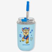 Copo Neo com Canudo Chase – Patrulha Canina