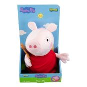 Boneca De Pelúcia Peppa Pig Original Sunny 30 Cm