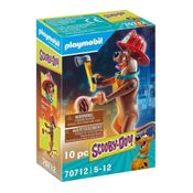 Boneco Playmobil Figura Scooby Doo Bombeiro Cartoon Network