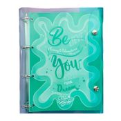 CADERNO ARGOLADO UNIVERSITÁRIO BREEZE VERDE CRISTAL 3851DAC