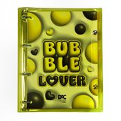 CADERNO ARGOLADO UNIVERSITÁRIO COLOR BUBBLE AMARELO 3865DAC
