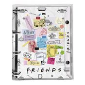 CADERNO ARGOLADO UNIVERSITÁRIO FRIENDS 4564DAC
