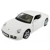 Miniatura Carro Porsche Cayman S Branco 1/32 Burago 43003