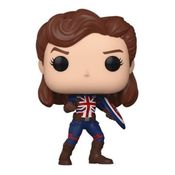 Boneco Funko Pop What If Captain Carter 875 Marvel Studio