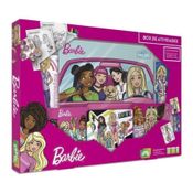 Box De Atividade Barbie Jogo Brinquedo Carton Colorir Cartas