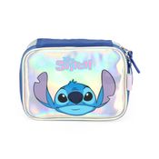 ESTOJO BOX PRATA HOLOGRÁFICO STITCH EI41684SC