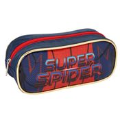 ESTOJO SIMPLES INFANTIL SUPER SPIDER ARANHA DOURADA INFANTIL ES41369