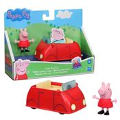 Mini Figura e Veiculo - Peppa Pig Carro Vermelho - Hasbro F2212
