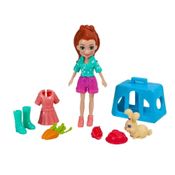 Polly Pocket Boneca Lila Com Bichinho - Mattel GDM11