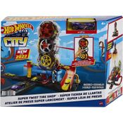 Pista Hot Wheels Super Loja de Pneus - Mattel HDP02