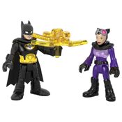Mini Figuras Imaginext Super Friends - Batman e Mulher Gato - Fisher Price M5645/HGX82