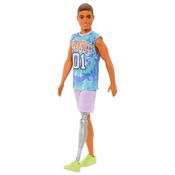 Barbie Fashionistas Boneco Ken Com Perna Protética 212 - Mattel DWK44/HJT11