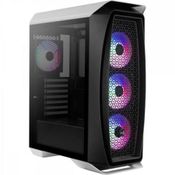 Gabinete Gamer Aerocool Aero One Frost Branco Rgb Lateral Vidro